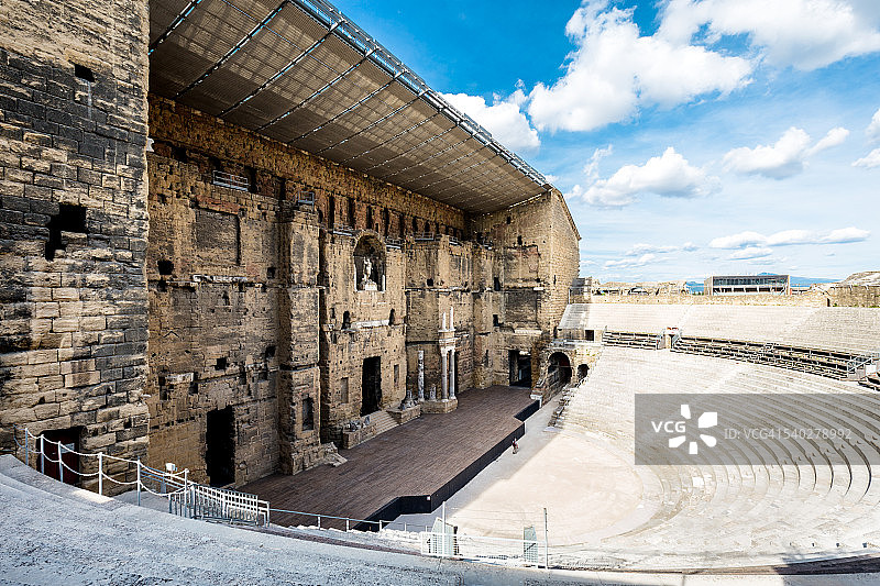 法国沃克吕兹奥朗日罗马剧院图片素材