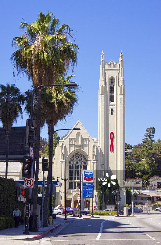 好莱坞教堂图片素材