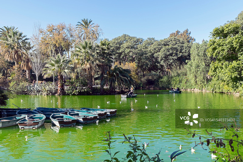 巴塞罗那城堡公园图片素材