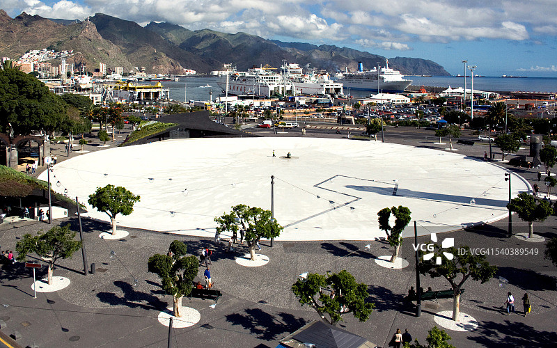 西班牙圣克鲁斯-德特内里费广场图片素材