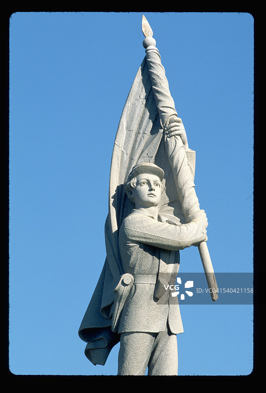 战场上的内战纪念碑图片素材