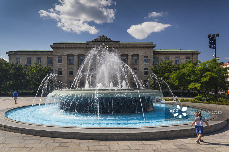 保加利亚北部平原的外部景观图片素材