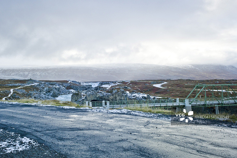 冰岛众神瀑布图片素材