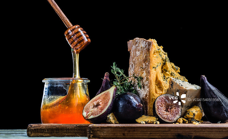 无花果与蜂蜜图片素材
