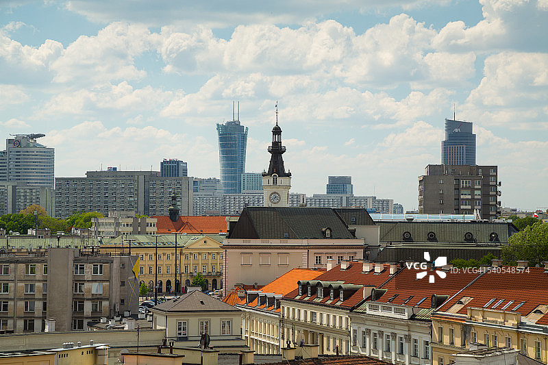 波兰华沙城市风貌图片素材