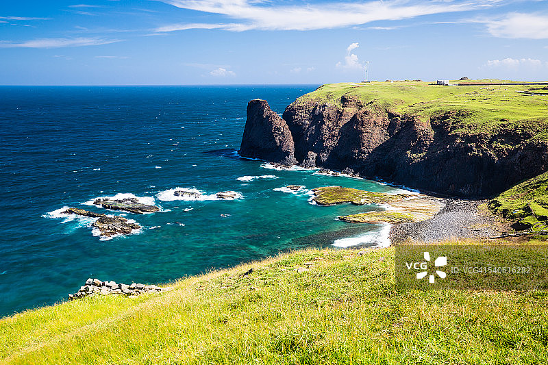 澎湖的中国台湾形状地标图片素材