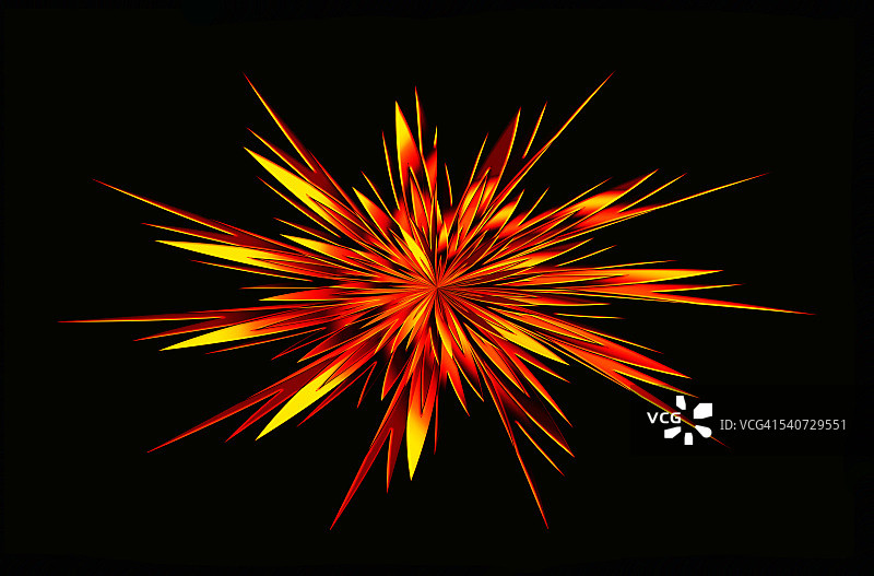 星星爆炸创意抽象设计图片素材
