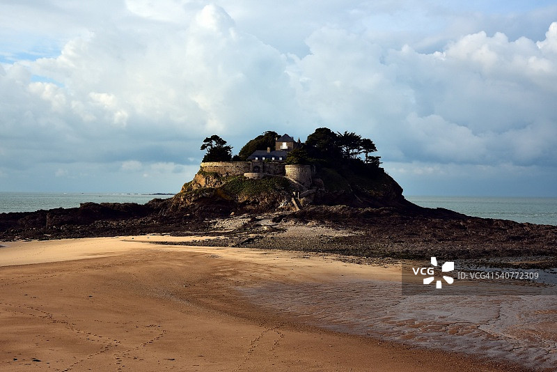 法国布列塔尼的迪盖克兰岛图片素材
