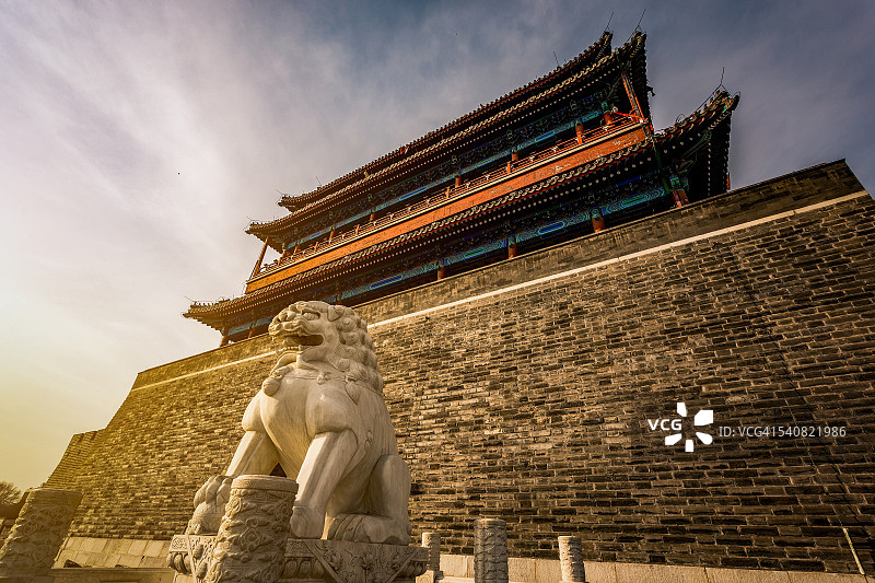 北京永定门图片素材