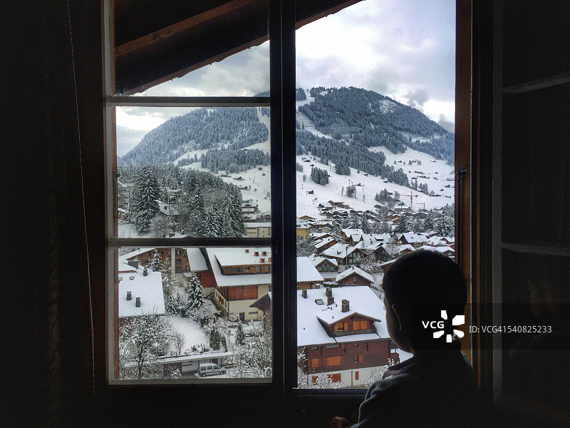 通过窗口框查看图片素材