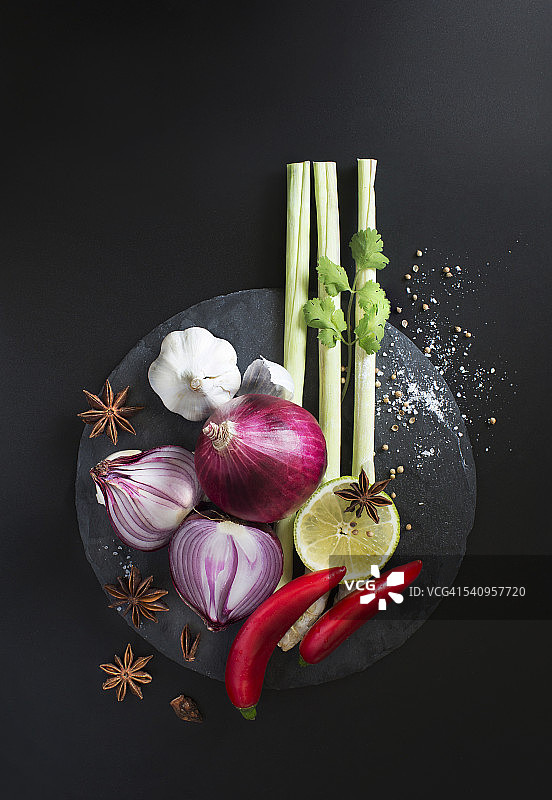 东南亚印度食材乡村木质背景图片素材