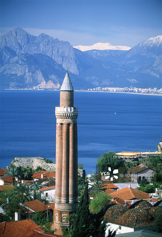 土耳其安塔利亚Yivli宣礼塔图片素材