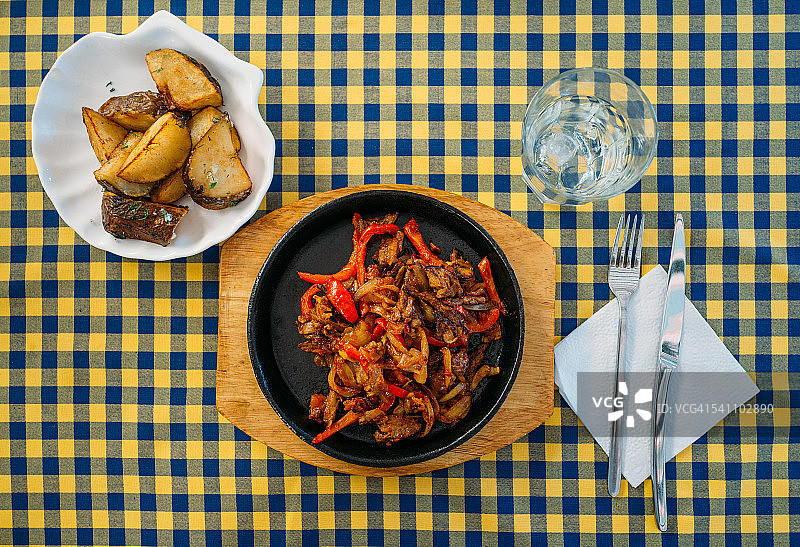 牛肉法士达图片素材