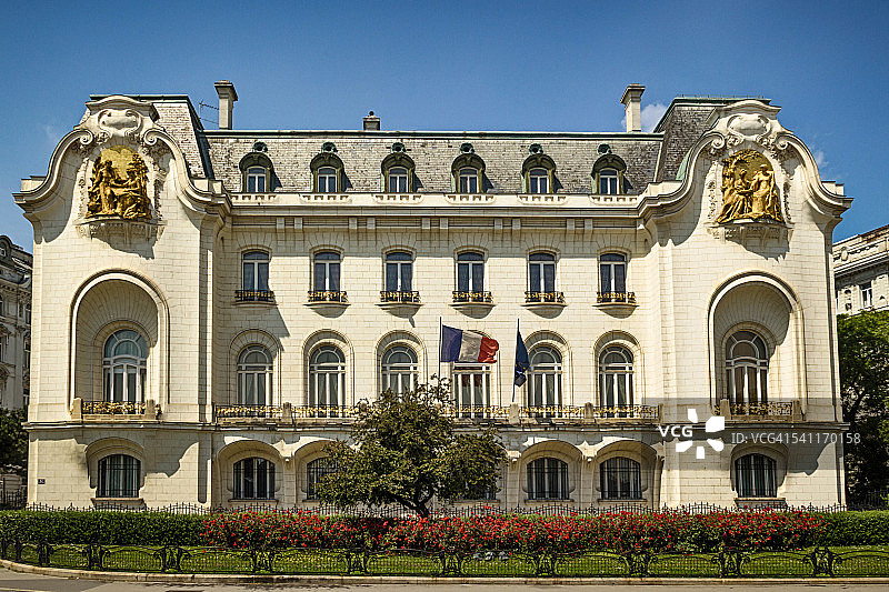 奥地利维也纳法国大使馆建筑图片素材