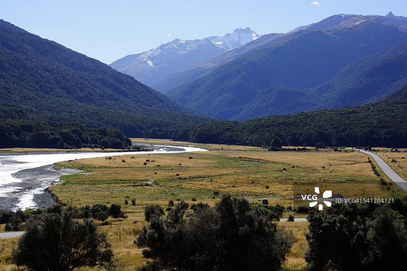 新西兰哈斯特山口图片素材