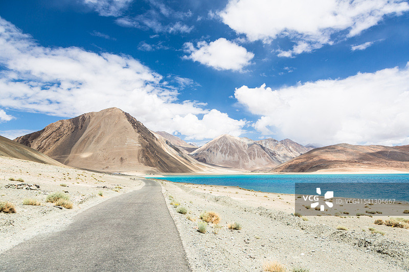 班公湖风光图片素材