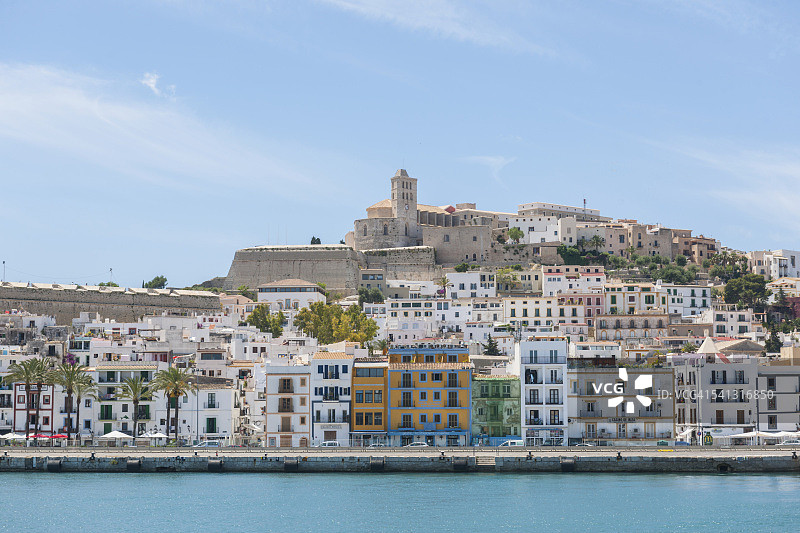 巴利阿里群岛港口老城景观图片素材