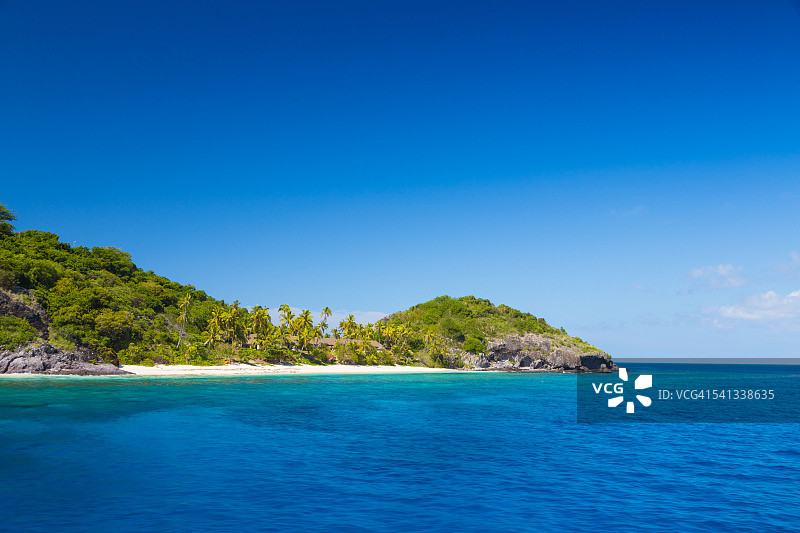 热带斐济度假村图片素材