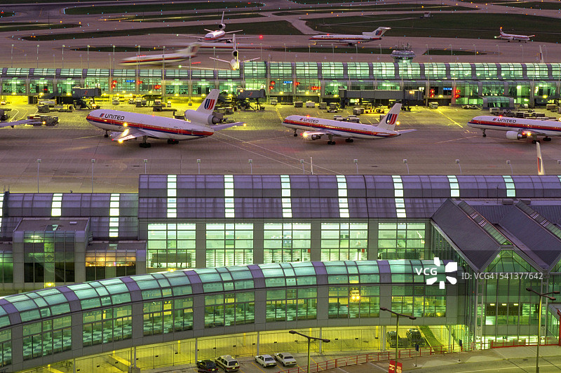 芝加哥奥黑尔国际机场图片素材