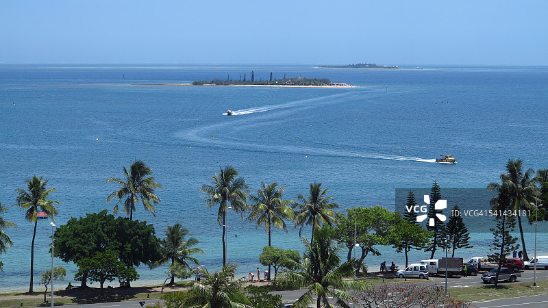 努美阿湾图片素材