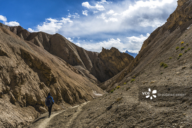 从拉马玉如到奇林的徒步旅行图片素材