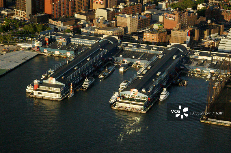 纽约曼哈顿切尔西码头图片素材