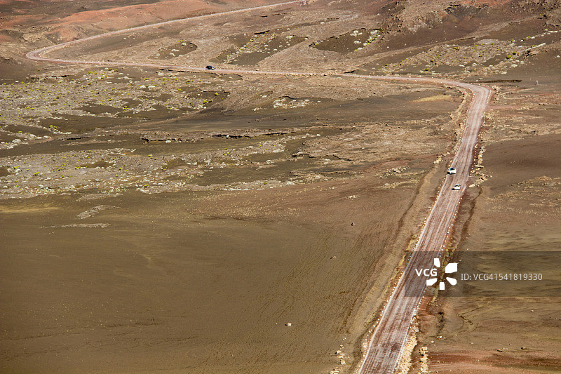 留尼汪岛沙滩火山公路图片素材