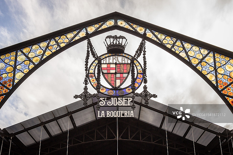 巴塞罗那博盖利亚市场图片素材