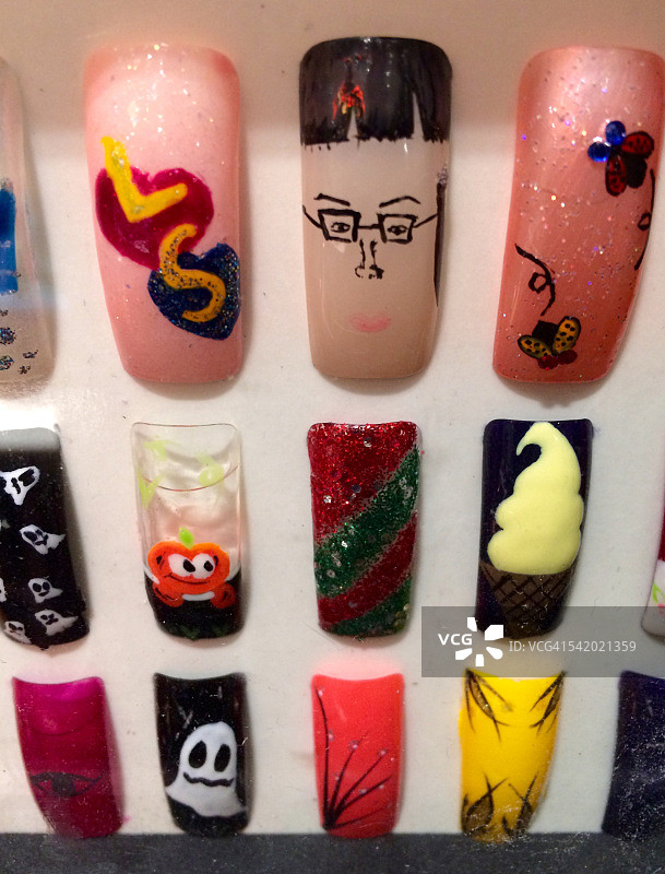 别致的美甲艺术图片素材