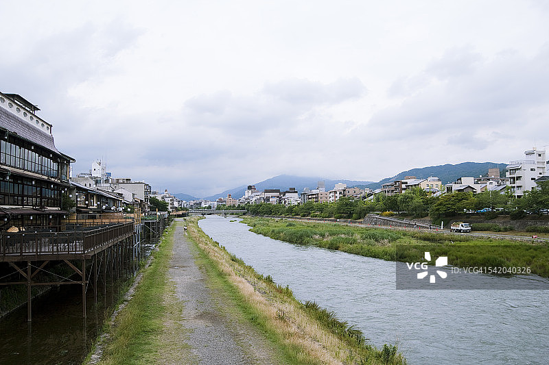 京都市鸭川图片素材