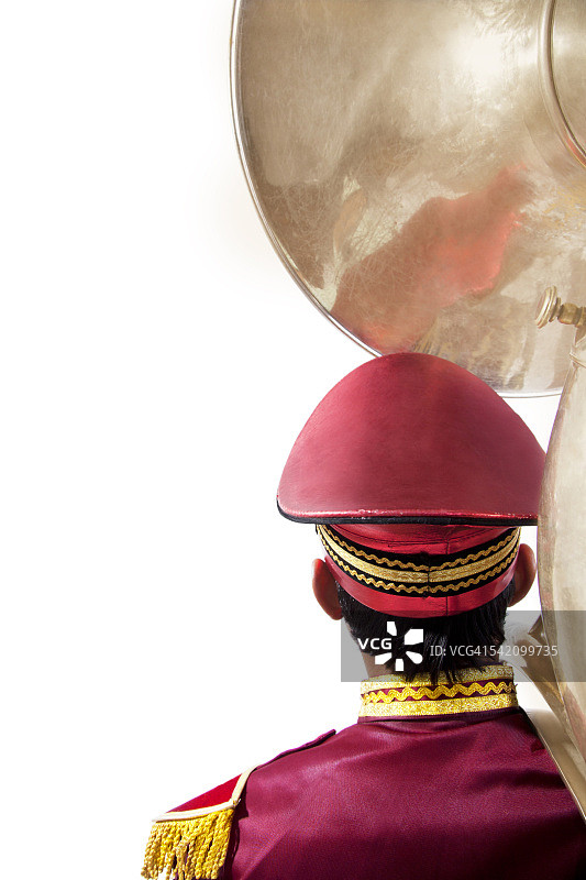 乐队演奏者的背影图片素材