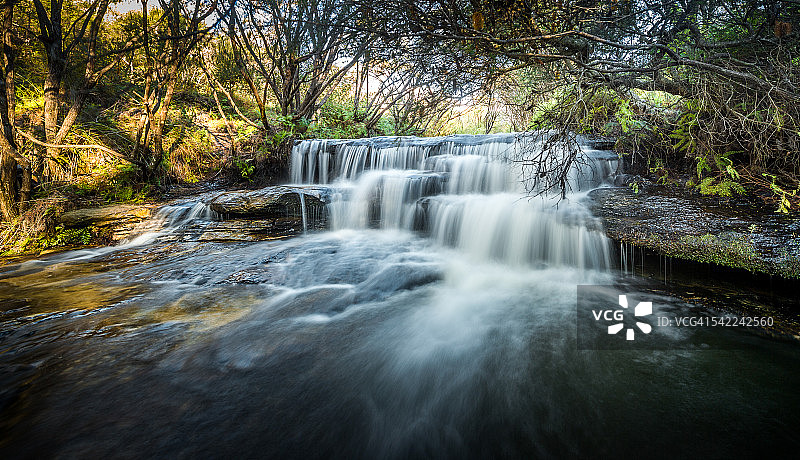 澳大利亚蓝山国家公园的瀑布图片素材