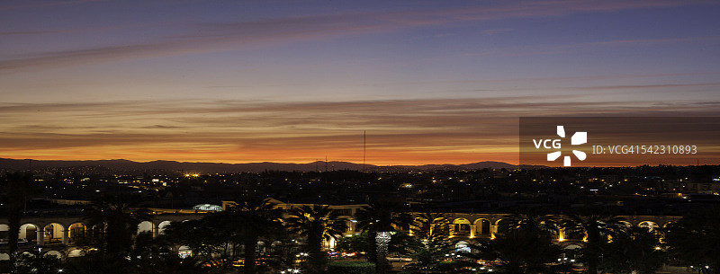 阿雷基帕的夕阳图片素材