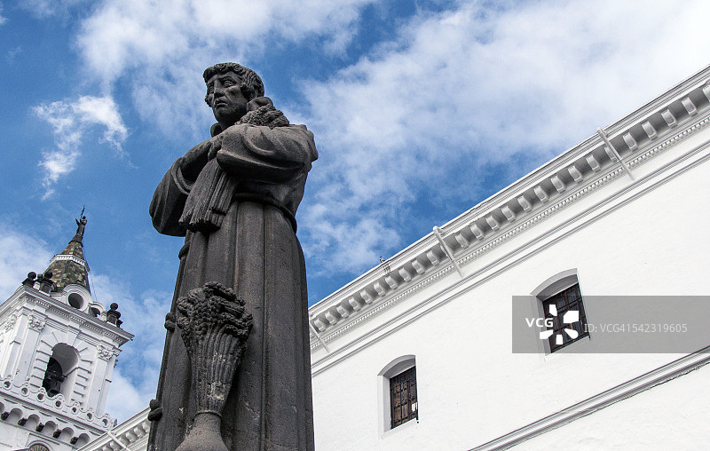 厄瓜多尔基多：圣方济各教堂和修道院图片素材