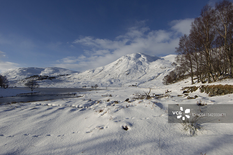 冬季的坎尼峡谷图片素材