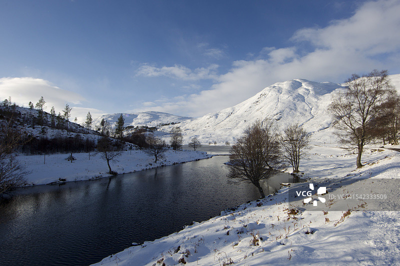 冬季的坎尼峡谷图片素材