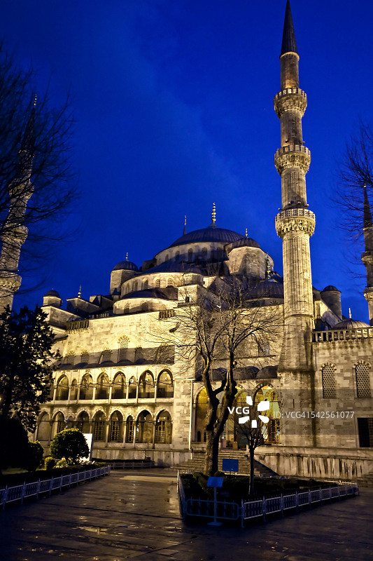 伊斯坦布尔蓝色清真寺图片素材