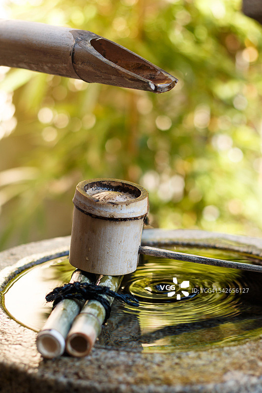 日本手水舍图片素材