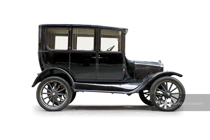 T型轿车侧面轮廓图图片素材