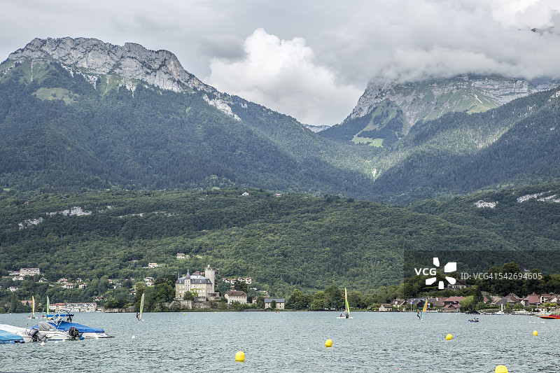 阿讷西湖图片素材