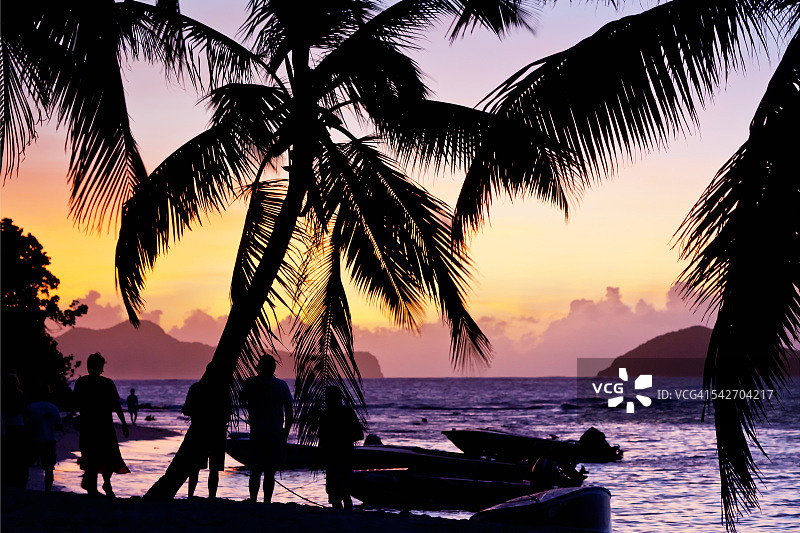 格林纳丁斯，托贝哥群岛礁图片素材