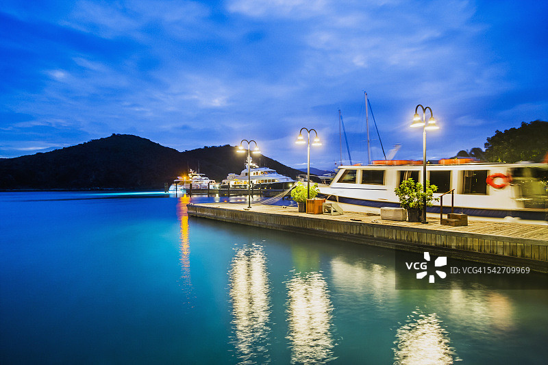 彼得岛码头图片素材