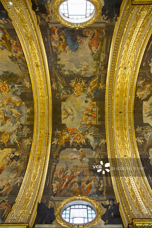 马耳他瓦莱塔圣约翰协同大教堂图片素材