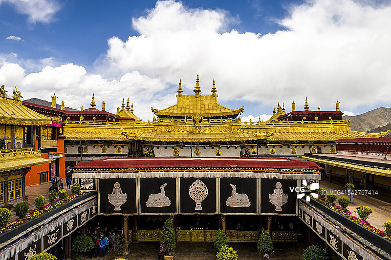 中国拉萨大昭寺图片素材