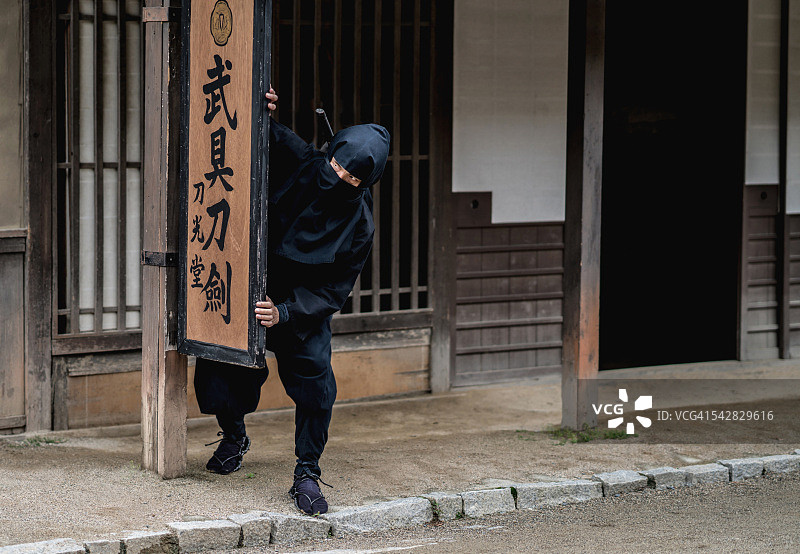 京都的日本忍者图片素材