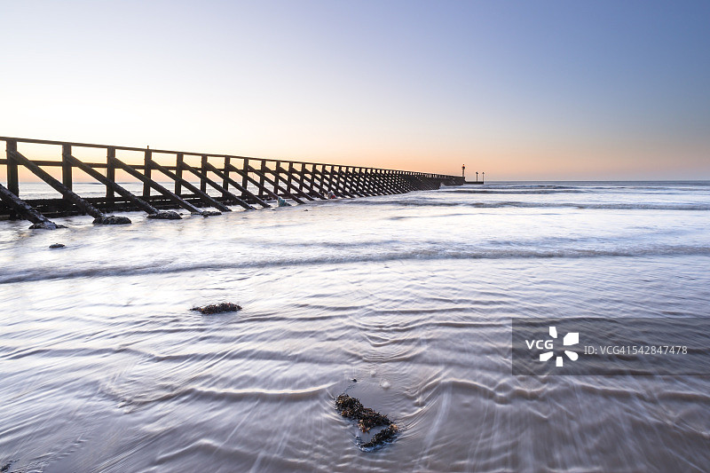 西湾丁坝图片素材