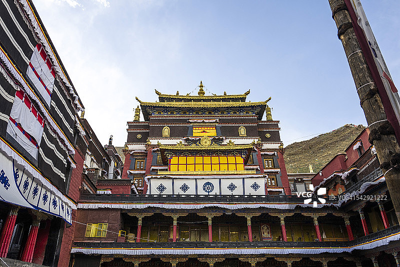 中国西藏日喀则扎什伦布寺图片素材