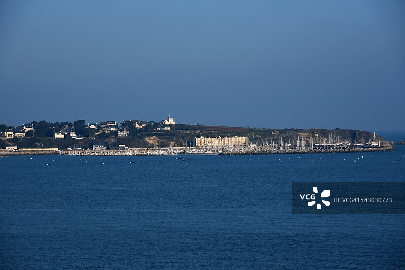 圣卡斯特勒吉尔多港（法国布列塔尼）图片素材