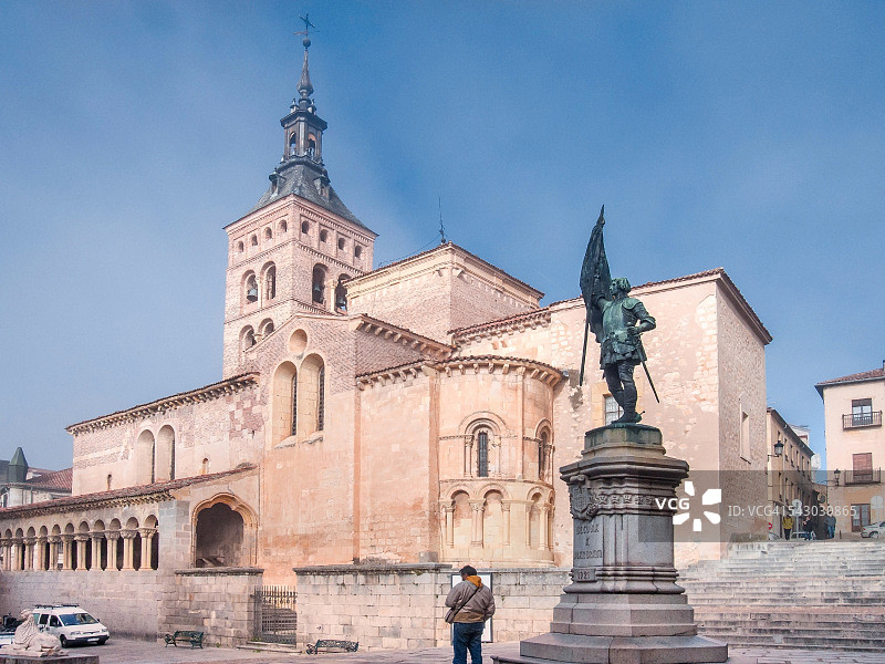 塞哥维亚的圣马丁广场图片素材