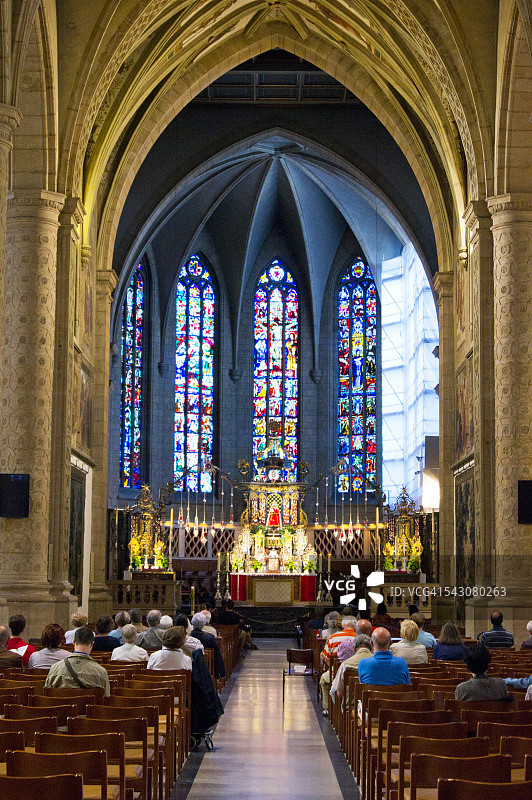 卢森堡圣母大教堂图片素材